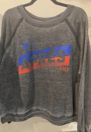 APRES SKI BURNOUT SWEATSHIRT