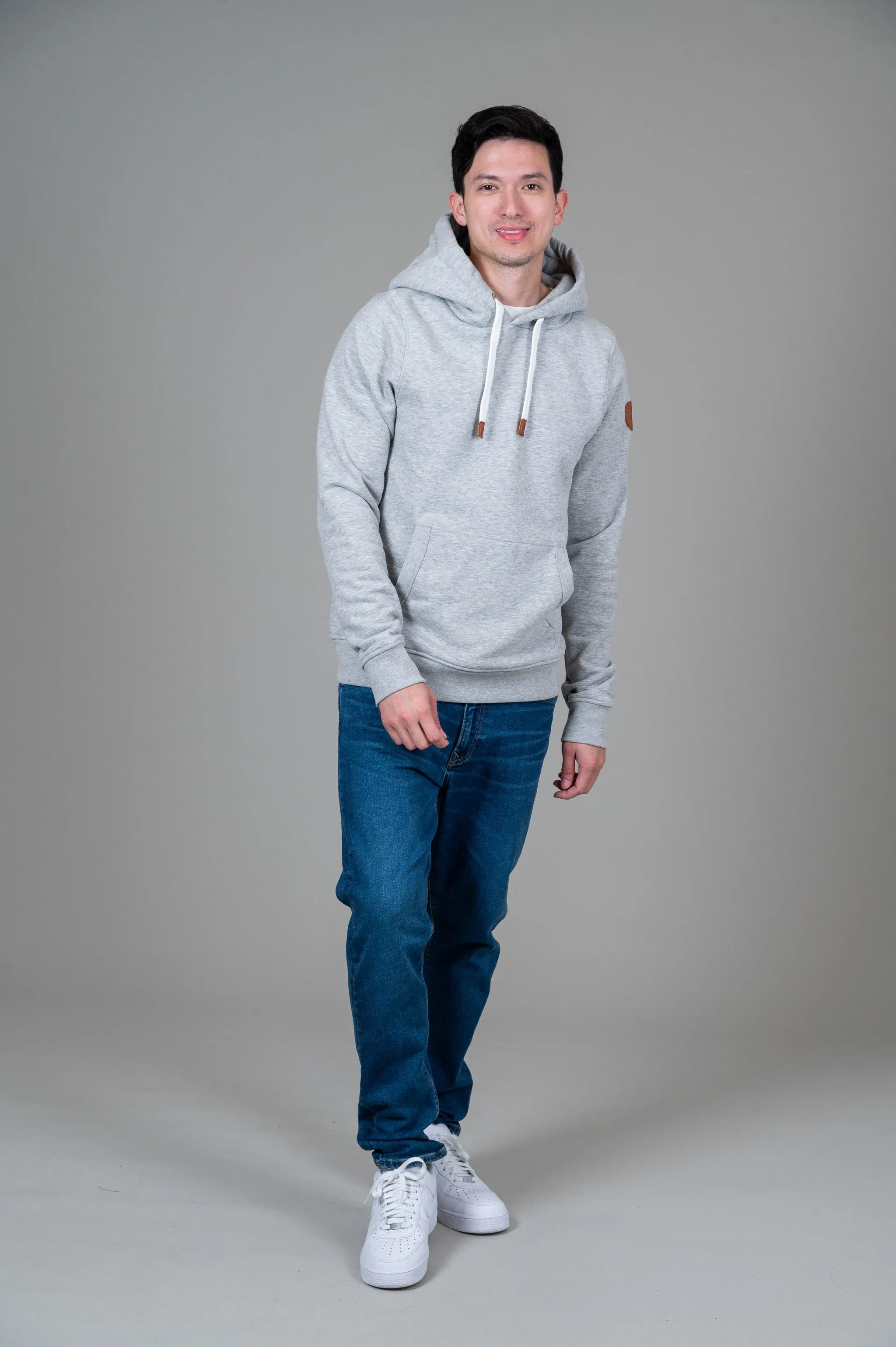 Bill Light Heather Grey Hoodie