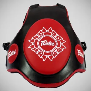 Black/Red Fairtex TV2 Extra Padded Deluxe Trainers Vest