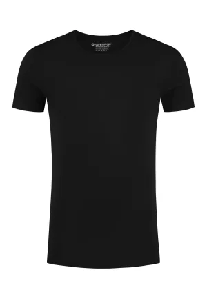 BODYFIT T-shirt O-neck - Black