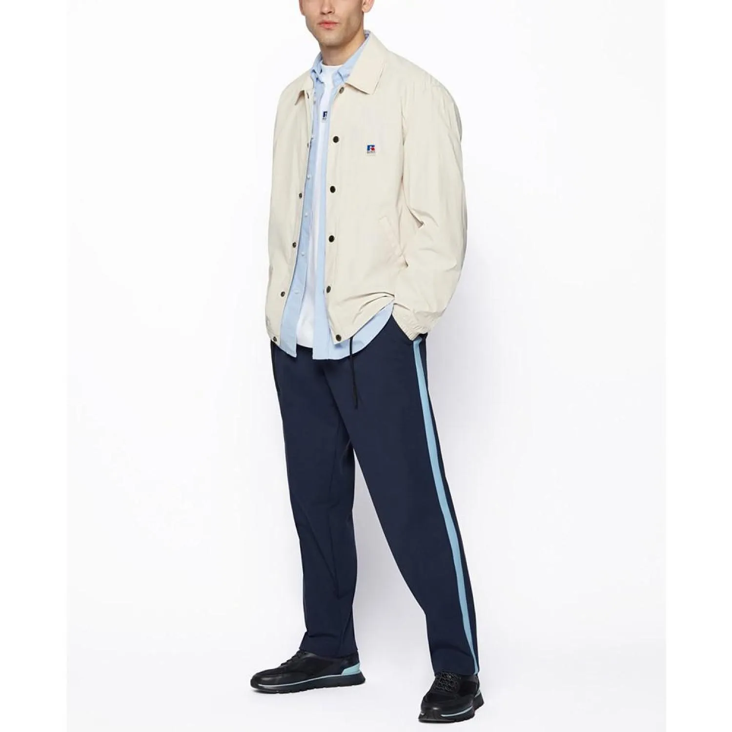 BOSS x Russell Athletic Men's Relaxed-Fit Jacket