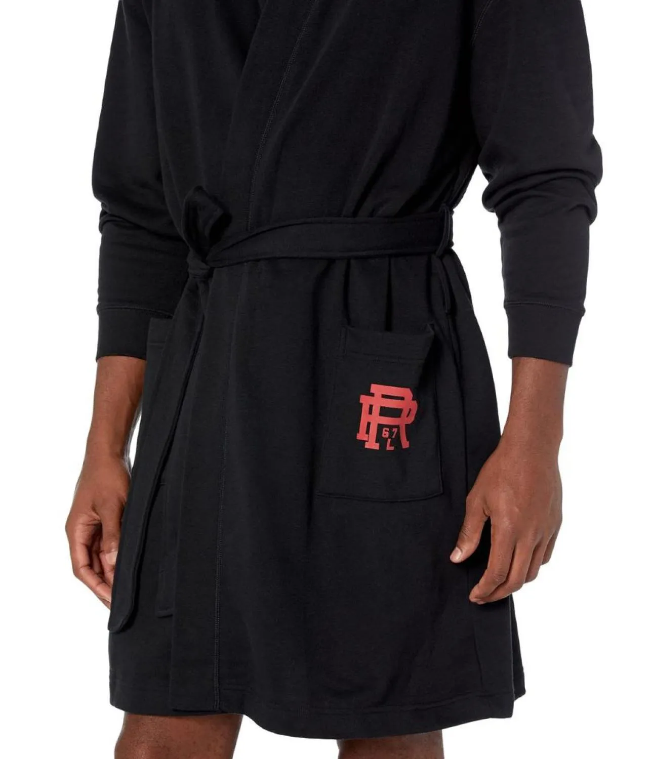 Brushed Fleece Hooded Robe