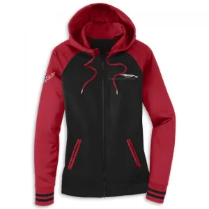 C8 Corvette Women's Varsity Hooded Full-Zip