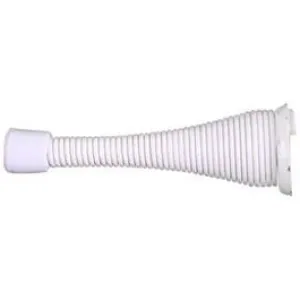 Doorstop, Spring, White, 3-In., 2-Pk.