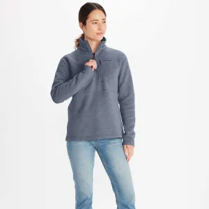 Drop Line Half Zip Womens