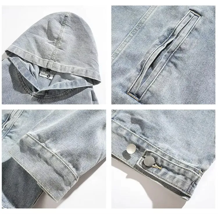 FADE AWAY DENIM HOODIE