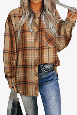 Fall Zest 100% Cotton Plaid Shirt