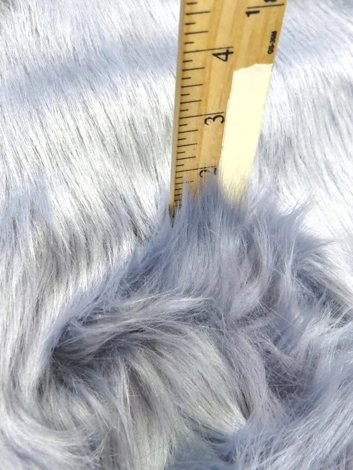 Faux Fake Fur Solid Shaggy Long Pile Fabric / Pink Lemonade / EcoShag 15 Yard Bolt