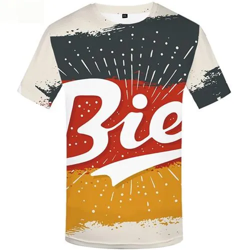 Fireworks T-shirt Men Germany Tshirt Printed Vintage T-shirts Graphic Gothic T-shirts 3d Short Sleeve T shirts Men women New