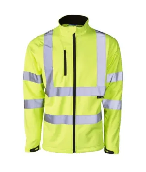 Hi Vis Yellow Soft Shell Jacket