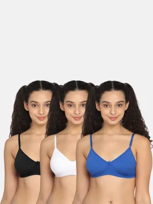 Intimacy Everyday Bra Combo Pack – Comfortable, Soft, and Supportive Bras for Daily Wear (ES06 - C43)