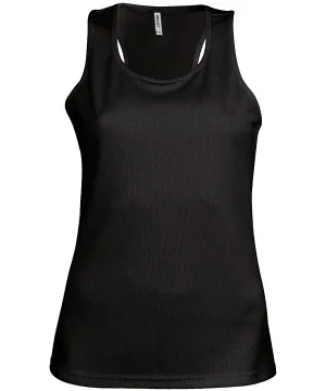 Ladies sports vest | Black