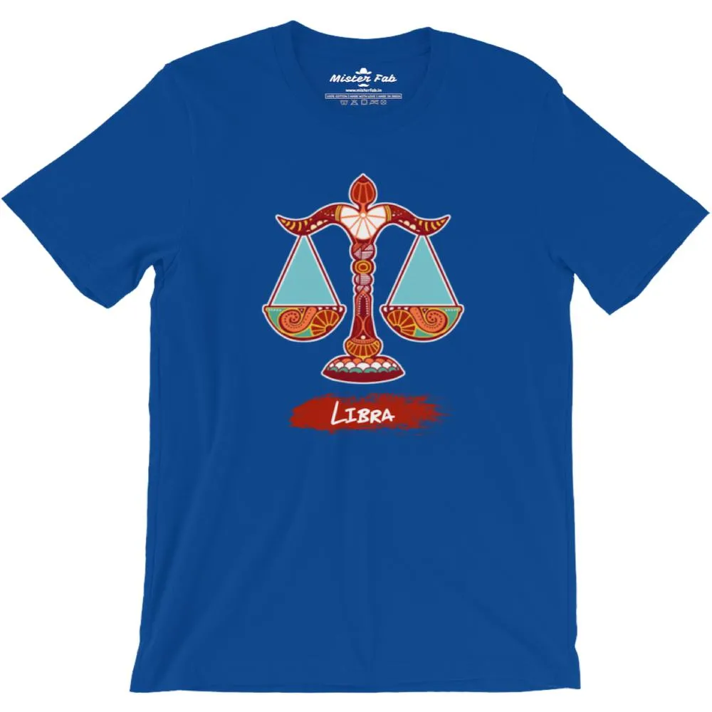 Libra round Neck T-Shirts