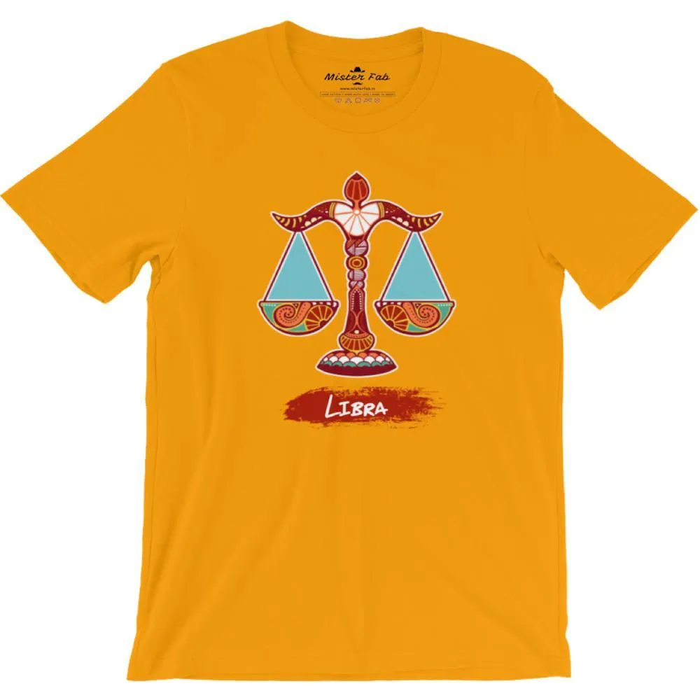 Libra round Neck T-Shirts