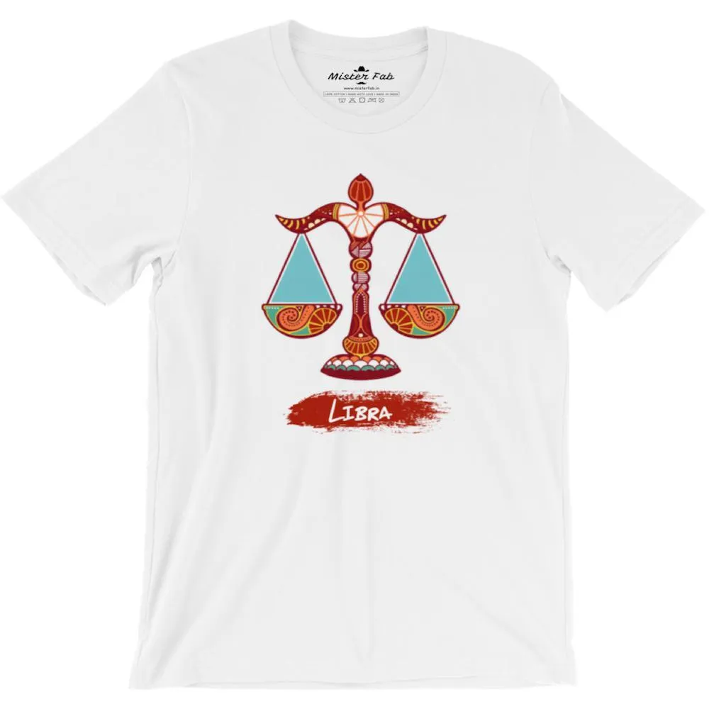 Libra round Neck T-Shirts