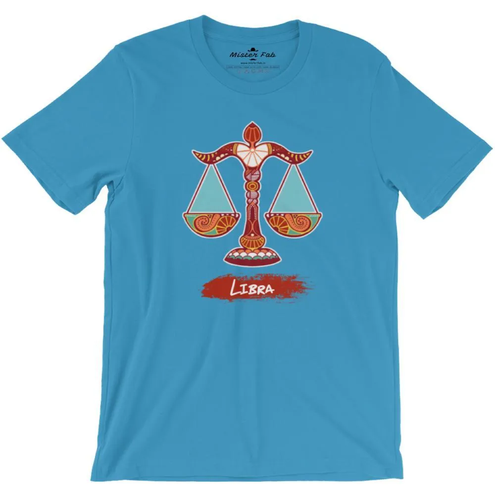 Libra round Neck T-Shirts