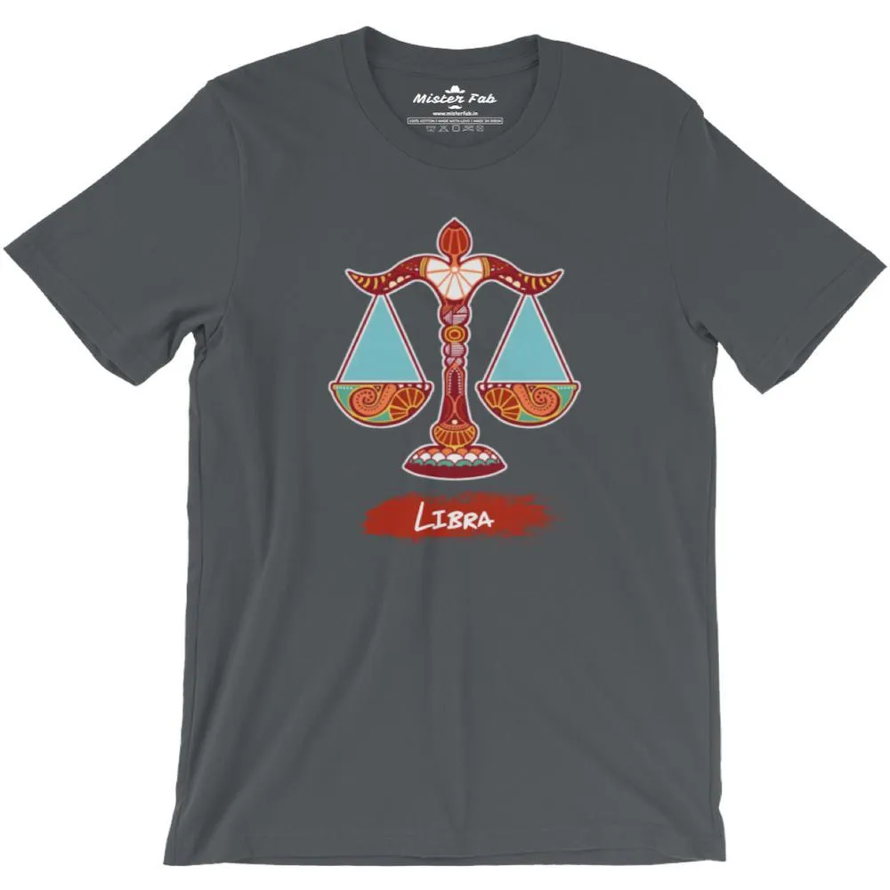 Libra round Neck T-Shirts