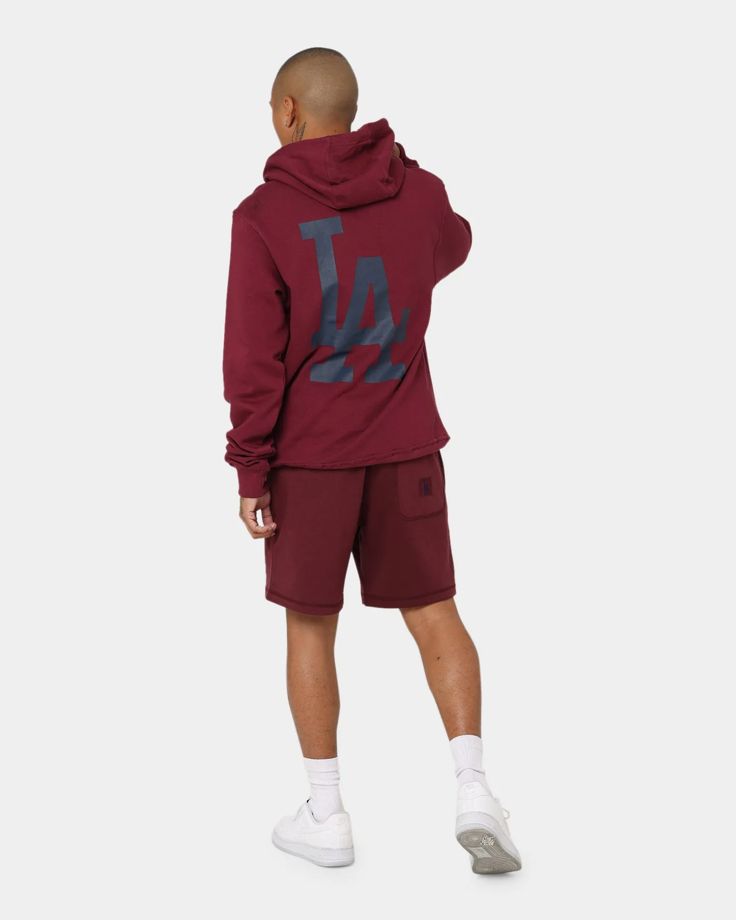 Majestic Athletic Los Angeles Dodgers The Duke Hoodie Windsor Wine