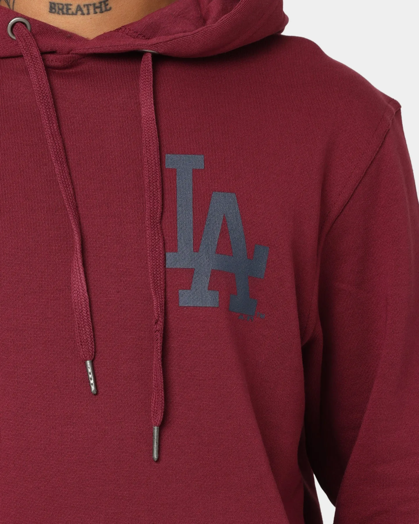 Majestic Athletic Los Angeles Dodgers The Duke Hoodie Windsor Wine