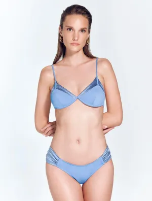 Manon Blue Bikini Bottom