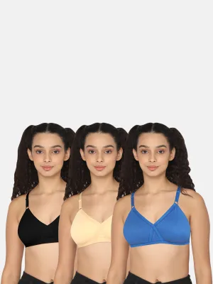 Naidu Hall Pretti Knitwear Bra Combo Pack – Soft, Comfortable Support for Everyday Wear (C73)