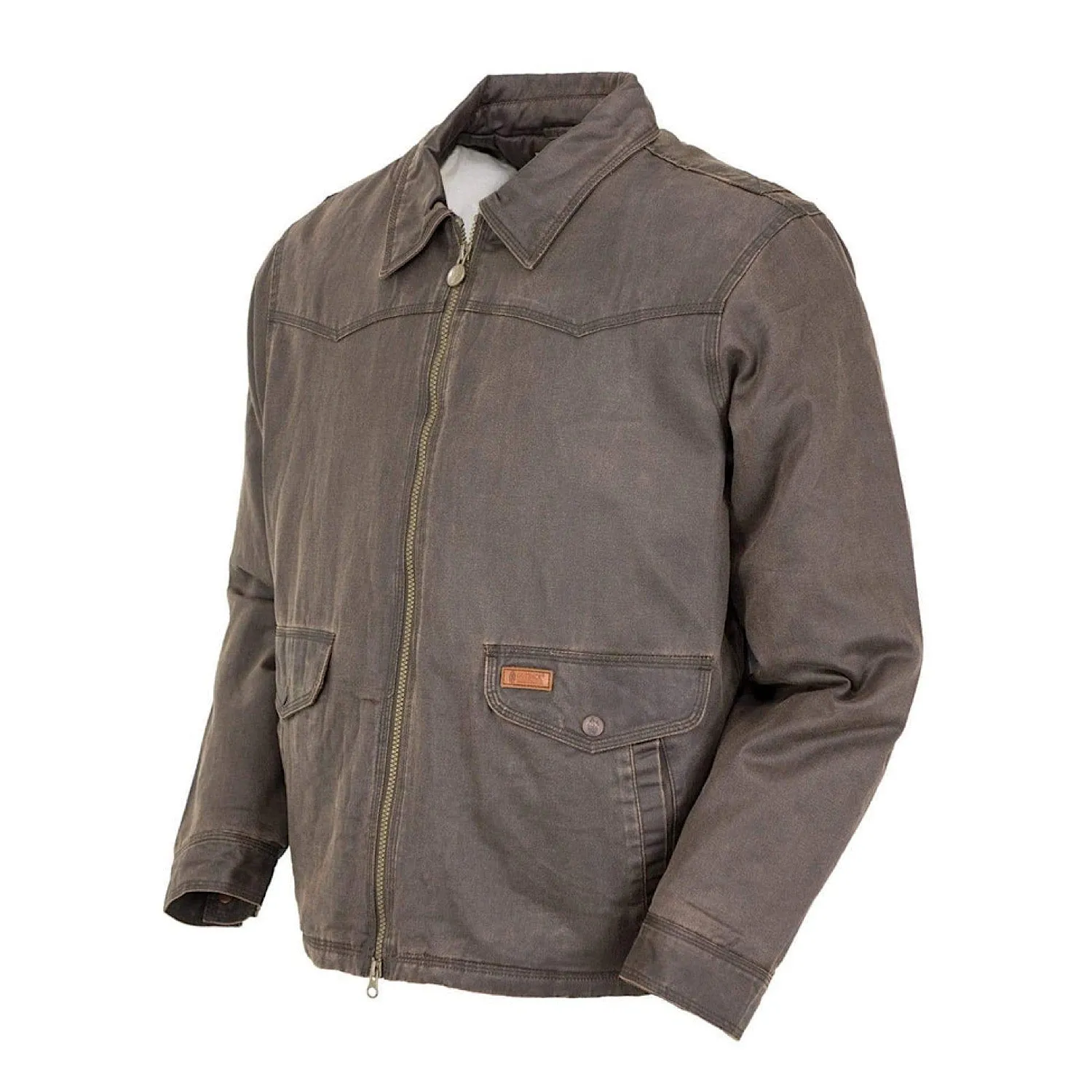 Outback Trading Mens Landsman Jacket Brown