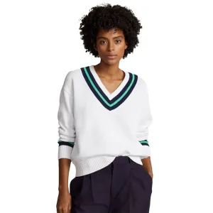 RLX Polo Golf V-Neck Cricket Womens Golf Sweater