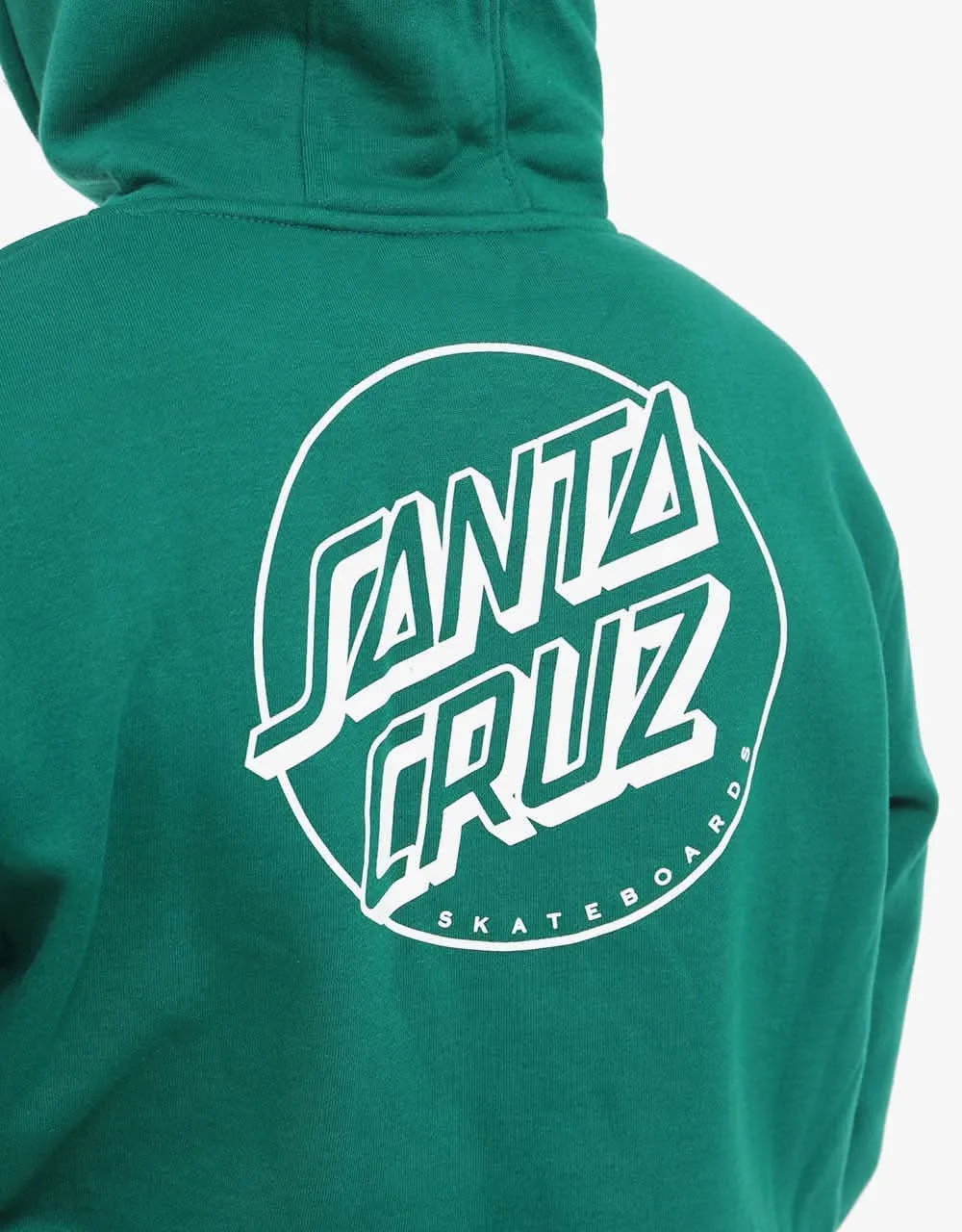 Santa Cruz Opus Dot Stripe Pullover Hoodie - Evergreen