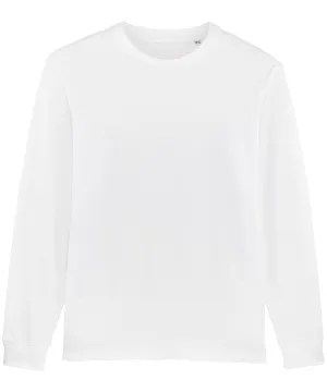 Shifts dry Unisex dry hand feeling long sleeve t-shirt (STTM558) | White