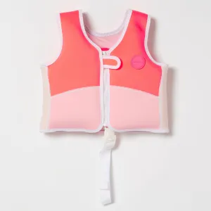 Swim Vest 1-2 | Melody the Mermaid Neon Strawberry