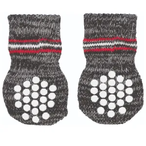 Trixie Non Slip Socks for Dogs (Grey)