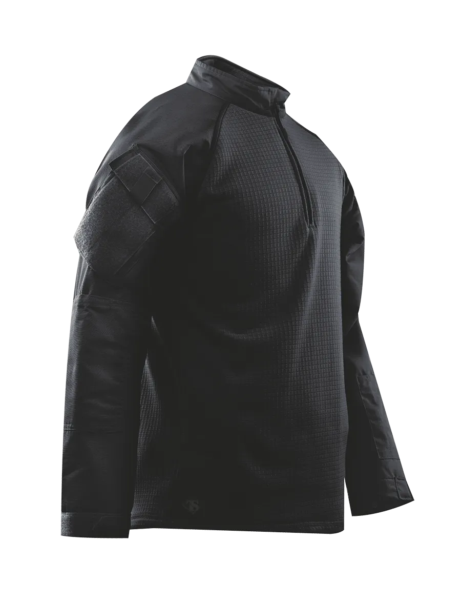 *T.R.U.® 1/4 ZIP COLD WEATHER COMBAT SHIRT- Black (2588)