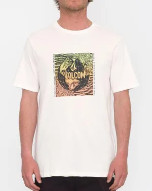 Volcom Earthtrippin Fty Mens Tee Off White