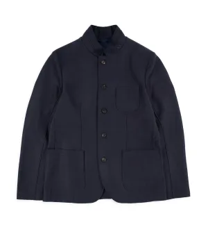 Weber   Weber Boiled Wool WW Travel Blazer: Ink Blue