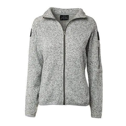 Women's Sweater Jacket - Heather Grey